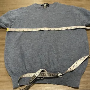 Fiesole‎ Gray Wool Long Sleeve Sweater Size M thumbnail 6