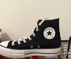 Black Platform Converse High-Top thumbnail 2