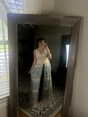Free people Sweet Saloon Sleeveless Maxi Bodysuit thumbnail 3