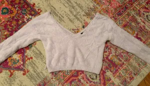 Purple Fuzzy Sweater thumbnail 2