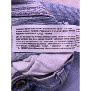 Abercrombie & Fitch 90s Straight Jeans‎ Women 28/6L Light Blue Ripped thumbnail 6