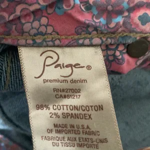 Paige 𝅺 Lou Lou Flare Blue Jeans Size 29 thumbnail 7