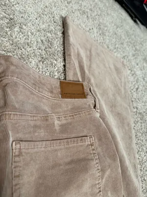 American Eagle high waist flare leg corduroy pants thumbnail 4