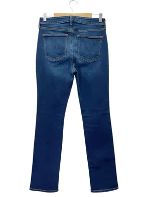 Spanx 5 Pocket High Rise Straight Jeans Size 29 Dark Wash Stretch Denim Blue thumbnail 3