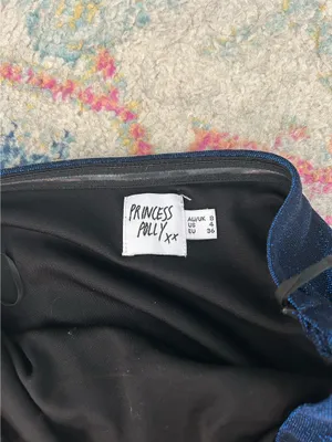 Princess Polly Mini Dress Donelli Navy thumbnail 6