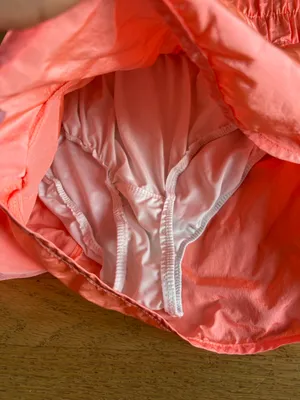 FP Movement by Free People Coral Pink Smocked Waist Athletic Shorts thumbnail 3