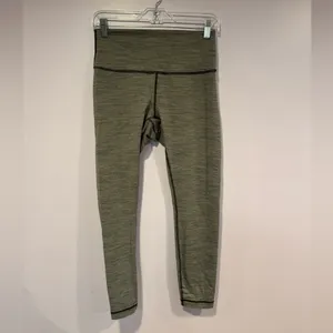 Lululemon wunder under green‎ leggings thumbnail 3
