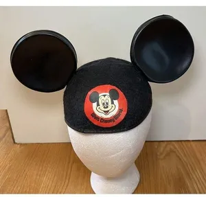 Vintage Walt Disney 1980s Felt Cap Mickey Mouse Ears thumbnail 1