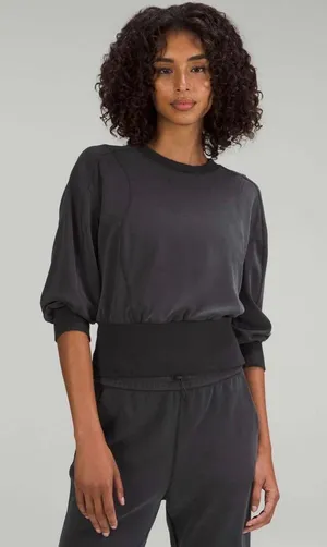 New With Tags Lululemon Softstreme Rubbed Hem Pullover Sz 10 thumbnail 1