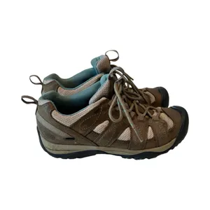 KEEN Voyageur Womens 7 Brown Leather Mesh Low Top Hiking Shoes 1005293-SHDP‎ thumbnail 3