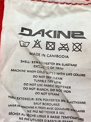 Dakine Hillcrest Orange and Camo Crew Top size Large thumbnail 10