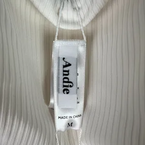 NWT Andie Swim The Asbury Rib One Piece Swimsuit Coconut Size Medium M $115 NEW thumbnail 6