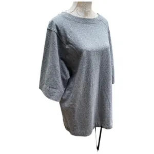 Lululemon Half Sleeve Gray Tunic Sweatshirt Size 10 M/L Loungewear Drawstring thumbnail 4