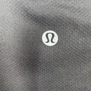 Lululemon 14 Final Lap Short Sleeve Mesh Panel Relaxed Fit Black Activewear Top thumbnail 11