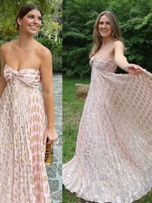 Alexis Maryana Maxi Dress Gown S/M/L Murex Pink Blush Gold Vacation M thumbnail 3