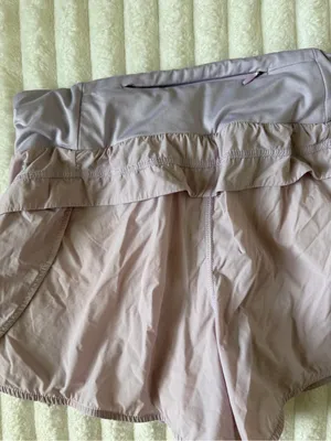 Fabletics Lavender Athletic Fold-Over Waist Shorts thumbnail 7