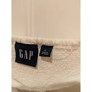 Gap Linen Blend Dress Womens Large White thumbnail 5