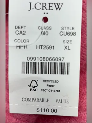 J. Crew Factory XL Bubblegum Pink Mock Neck Extra Soft Knit Sweater thumbnail 7