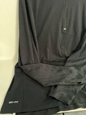 Nike Running Dri Fit Black Long Sleeve Quarter-Zip Top thumbnail 2