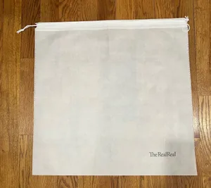 The Real Real TRR Authentic Designer Luxury Purse Handbag Drawstring Dustbag thumbnail 1