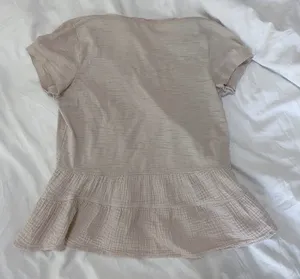 Altar’d State Beige Babydoll V-neck Top Size S thumbnail 2