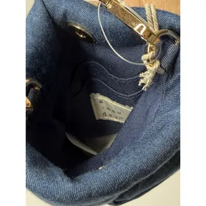 A New Day Cell Phone Purse Bag Denim Blue Gold Chain Crossbody Chic Festival New thumbnail 4
