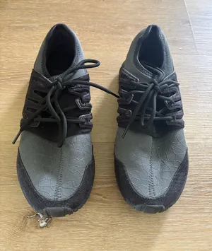 Adidas Black and Grey Athletic Tennis Shoes thumbnail 1