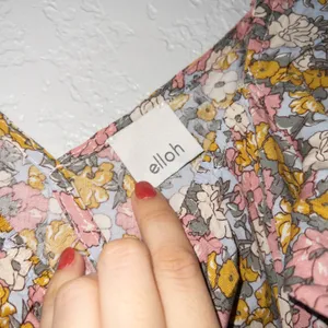 New Pink & Yellow Floral Reversible Maxi Dress Size Small thumbnail 4