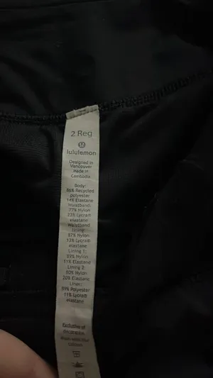 Lululemon Black  shorts thumbnail 4
