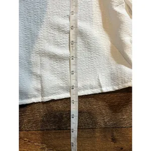 Women's White Buttoned Crop Top Size M thumbnail 6