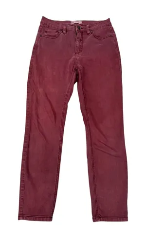 Free People Skinny Jeans‎ Womens 27 Mauve Pink Garment Dyed Stretch Ankle Jeans thumbnail 1