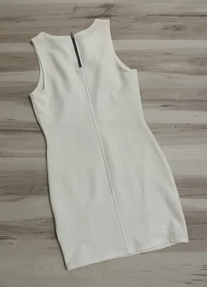 Forever 21 White Ribbed Bodycon Mini Dress thumbnail 2