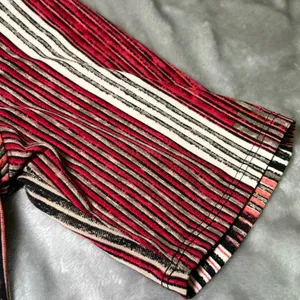 Sami & Jo Womens Size Small Dress Abstract Vertical Stripe Knee Length‎ Stretch thumbnail 7