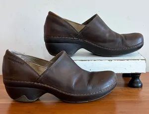 Patagonia‎ Better Clog Leather Slip On Shoes Brown Womens 9 T71351 thumbnail 1