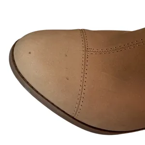 TOMS Kallie Tan Leather Leopard‎ Print V-Cutout Ankle Boots 7 NEW thumbnail 3