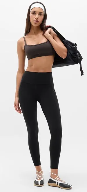 Athleta Salutation Stash High Rise 7/8 Legging — Black thumbnail 1