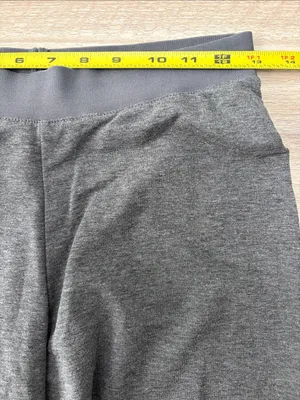 Gudrun Sjoden Stretch Pull On Cropped Capri Pants Women Size XS Grey thumbnail 5