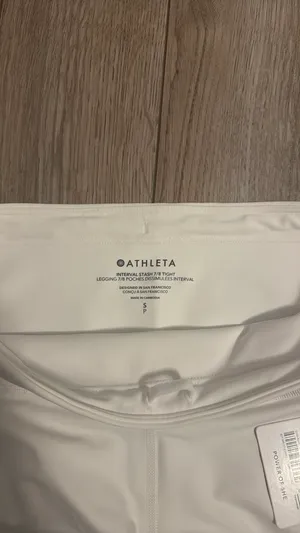 BRAND NEW Athleta White Leggings (NEVER WORN) thumbnail 4