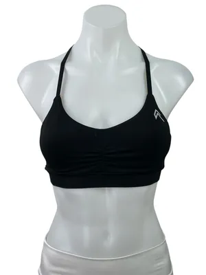 Oner Active Everyday Black Crossback Workout Active Sports Bra Crop Tank Top S thumbnail 1