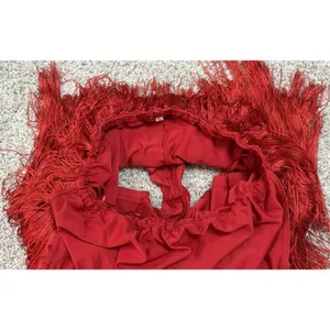 Sexy Red Flapper Fringe Halter Romper 1920s Gatsby Tiered Charleston Cocktail S thumbnail 9