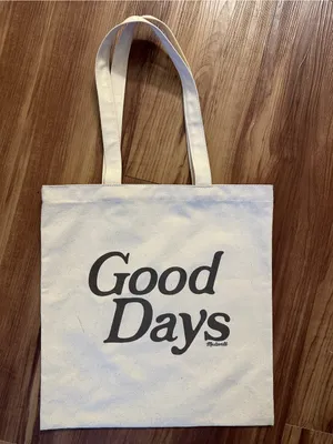 MADEWELL The Reusable Canvas Tote Bag: Good Days 100% Cotton thumbnail 2
