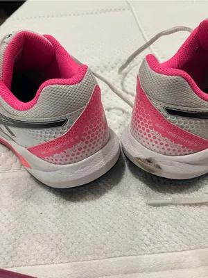 ASICS Women's White Athletic Sneakers with Pink Lining thumbnail 4