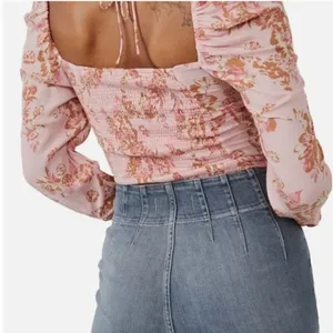 NWT * FREE PEOPLE Hillary Print Top in Pink Combo thumbnail 7
