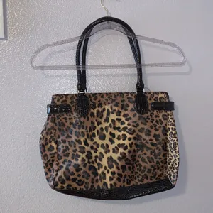 Maurice's cheetah print faux leather handbag thumbnail 4