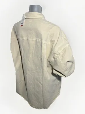 Marine Layer Molly OversizedShirt Jacket Stone Beige Xsmall New Shacket $168 thumbnail 10