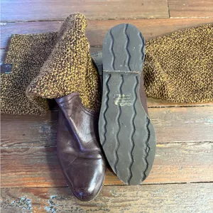 OTBT Putney Women’s Wool Leather Riding Western Knit Boots ~ Size 8.5 💛🍄 thumbnail 6