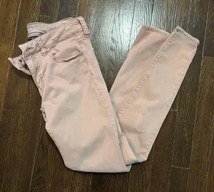 American Eagle Women's Pink Skinny Jeggings, size 4 thumbnail 1