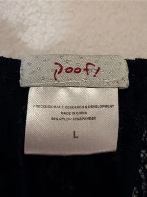 Women’s Poof Black Lace Top thumbnail 4