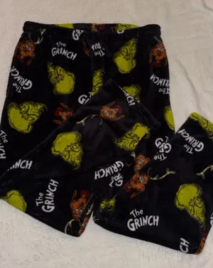 The Grinch Pajama Pants Green Size L thumbnail 1