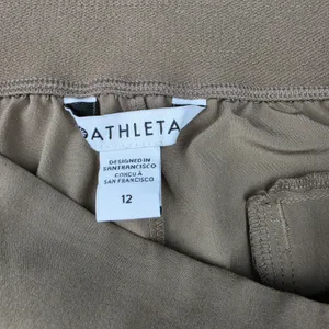 Athleta Brooklyn Heights Ankle Pants Taupe Brown Jogger 533443-07 Size 12 thumbnail 2